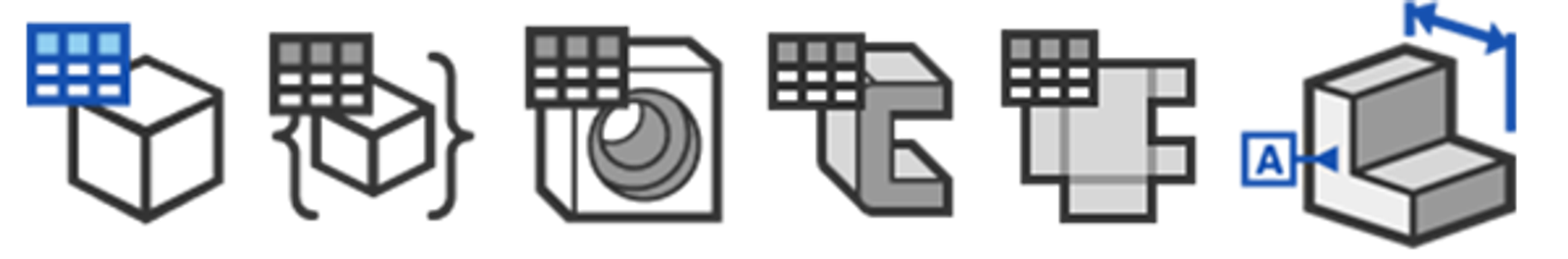 Onshape icons for Special View States.