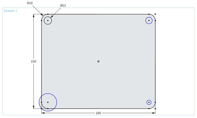Box or Drag Selection in Onshape Sketches