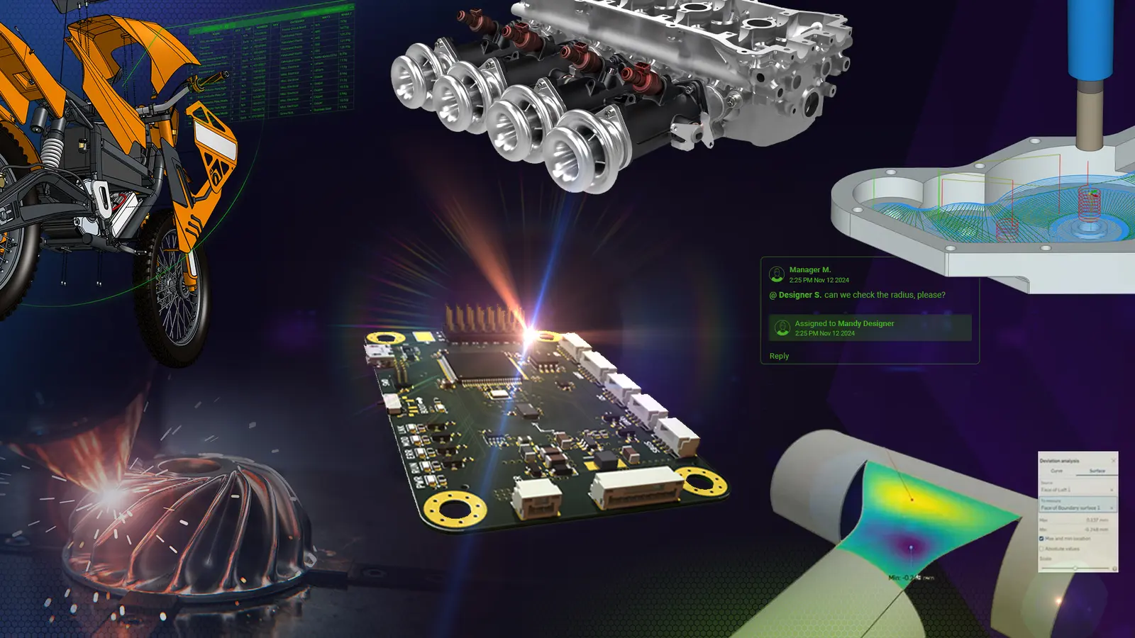 CAD, FEA Simulation, Rendering, 3D Printing