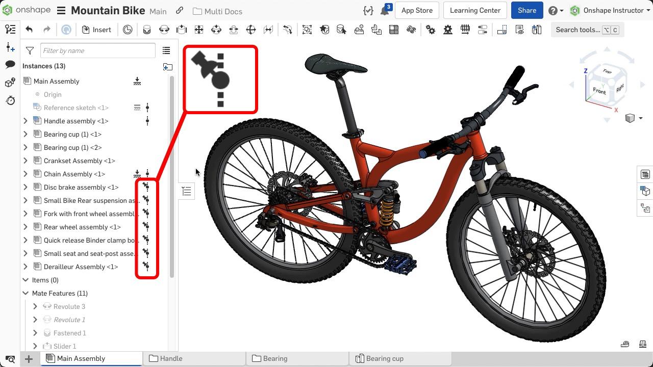 Icon changes to a thumbtack