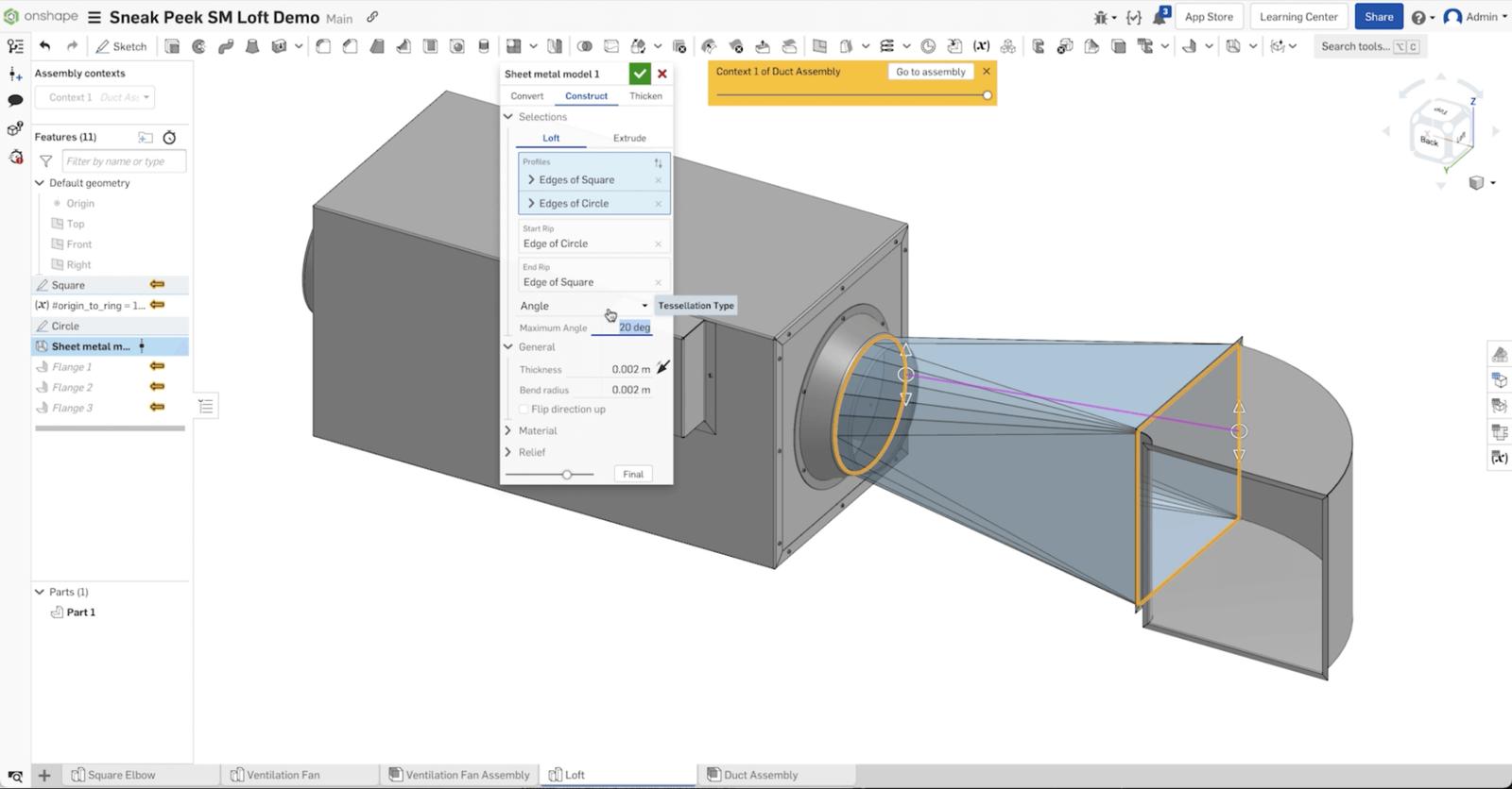 More Sheet Metal tools