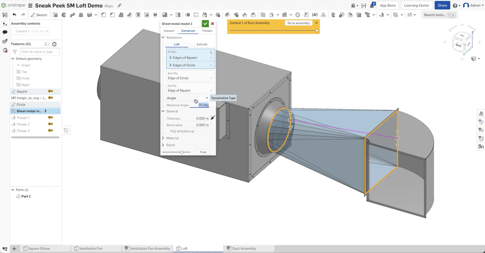 More Sheet Metal tools