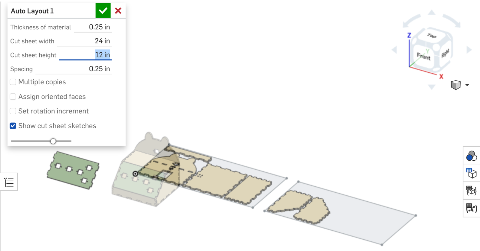 auto layout setting height