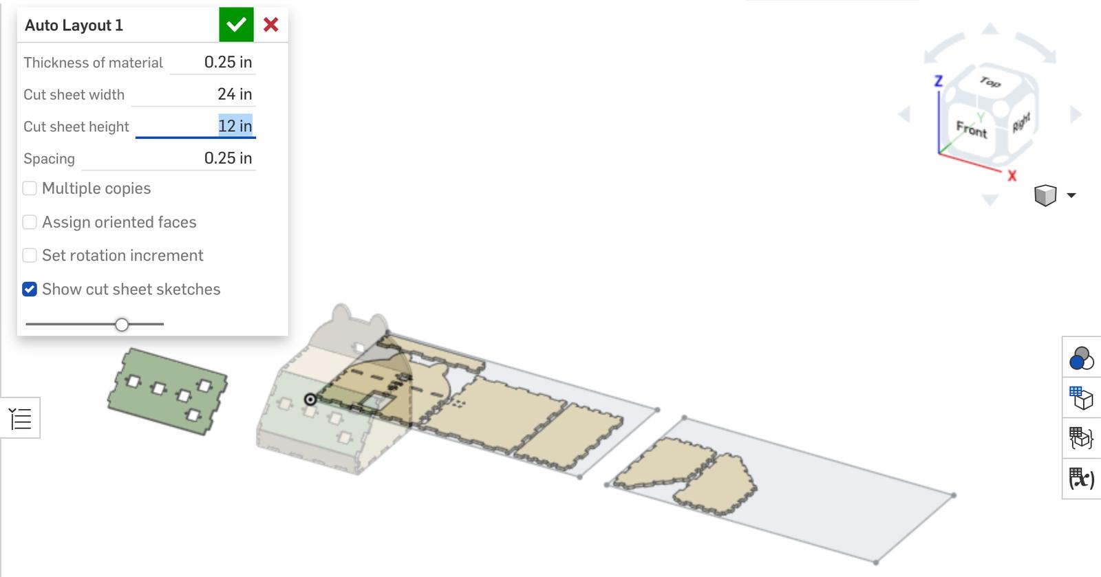 auto layout setting height