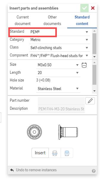 searching for standard content