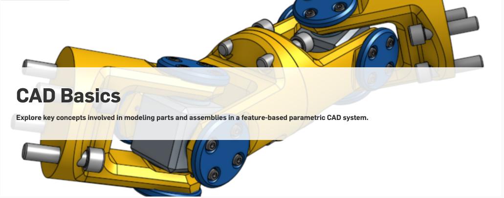 CAD Basics, working together on Onshape: A Learning Center course.