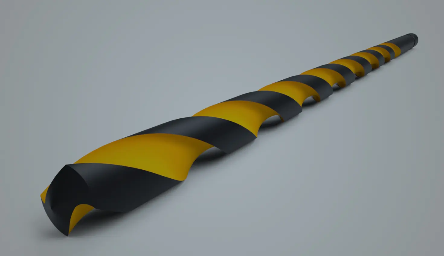 Image with an overlay showing a CAD model of a drill bit made in Onshape
