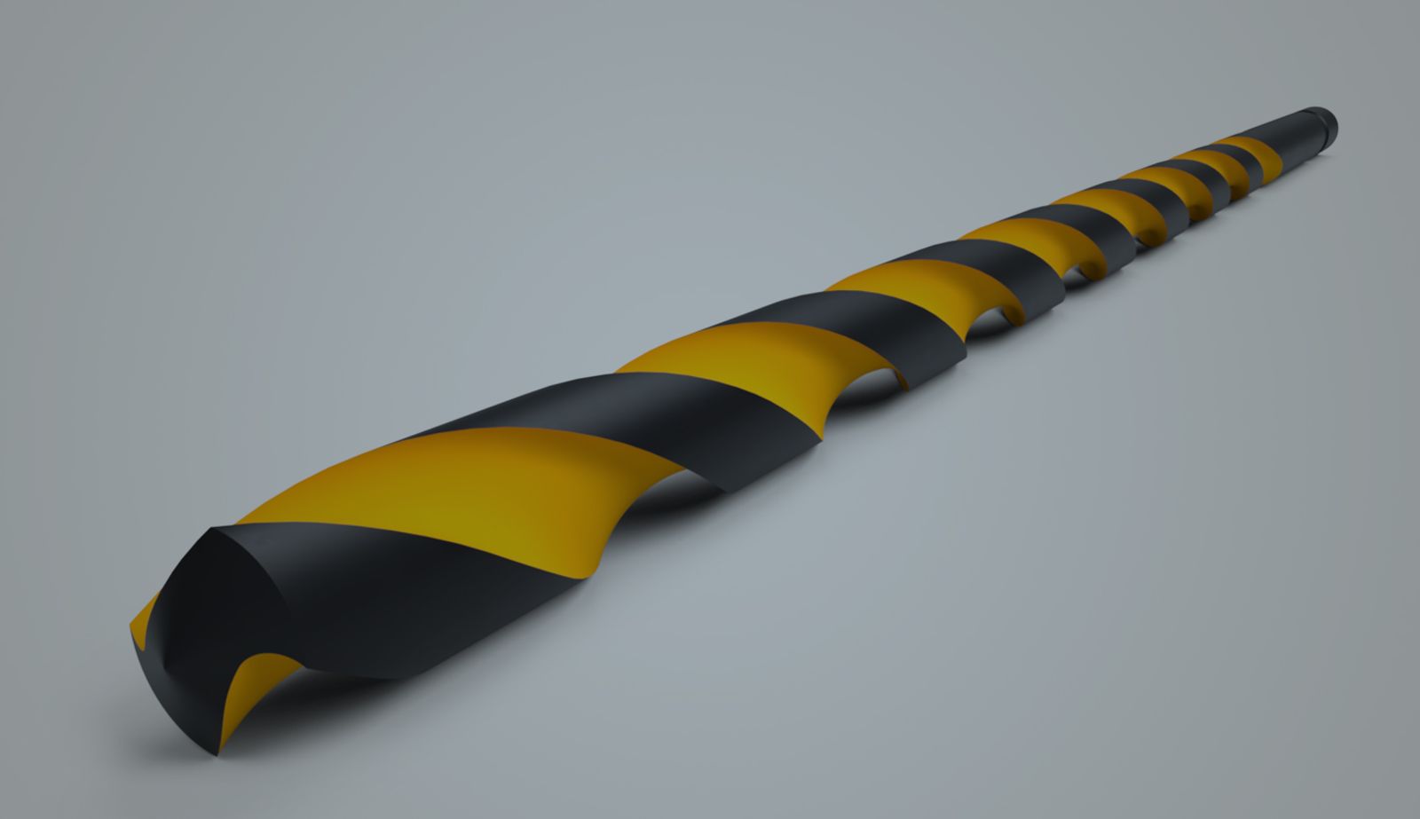 Image with an overlay showing a CAD model of a drill bit made in Onshape