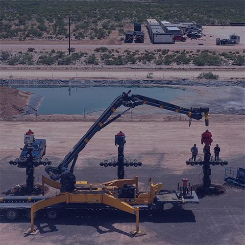 photo of FHE FracLock Well Connector on a job site