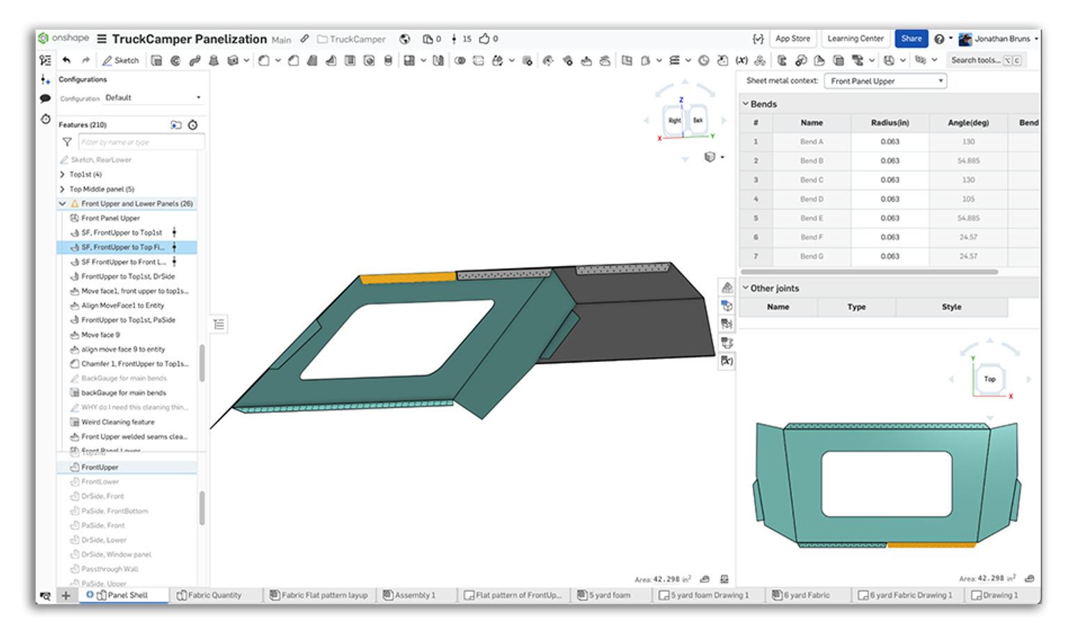 Onshape Building Designing and Building a Custom Aluminum Truck Camper Using Onshape