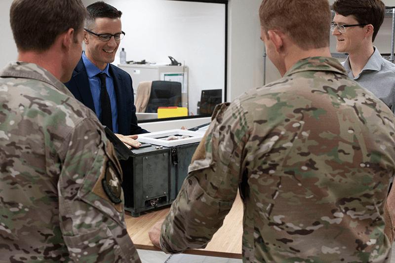 Delta Development meeting with the 48th Rescue Squadron