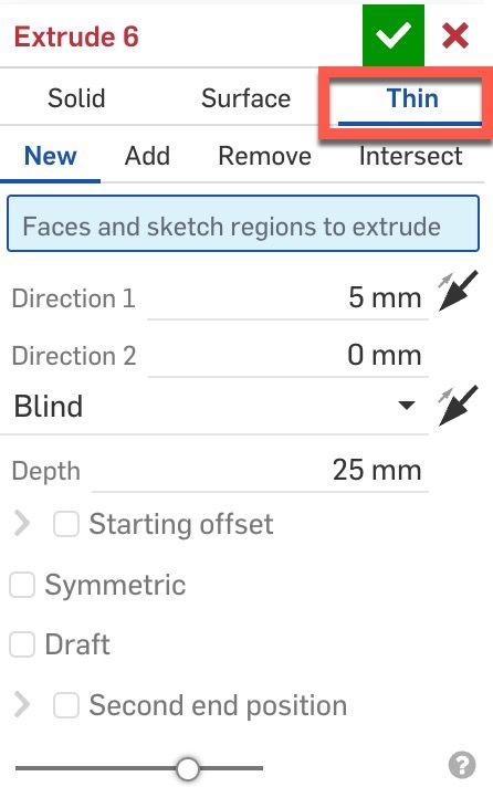 The Extrude tool in Onshape