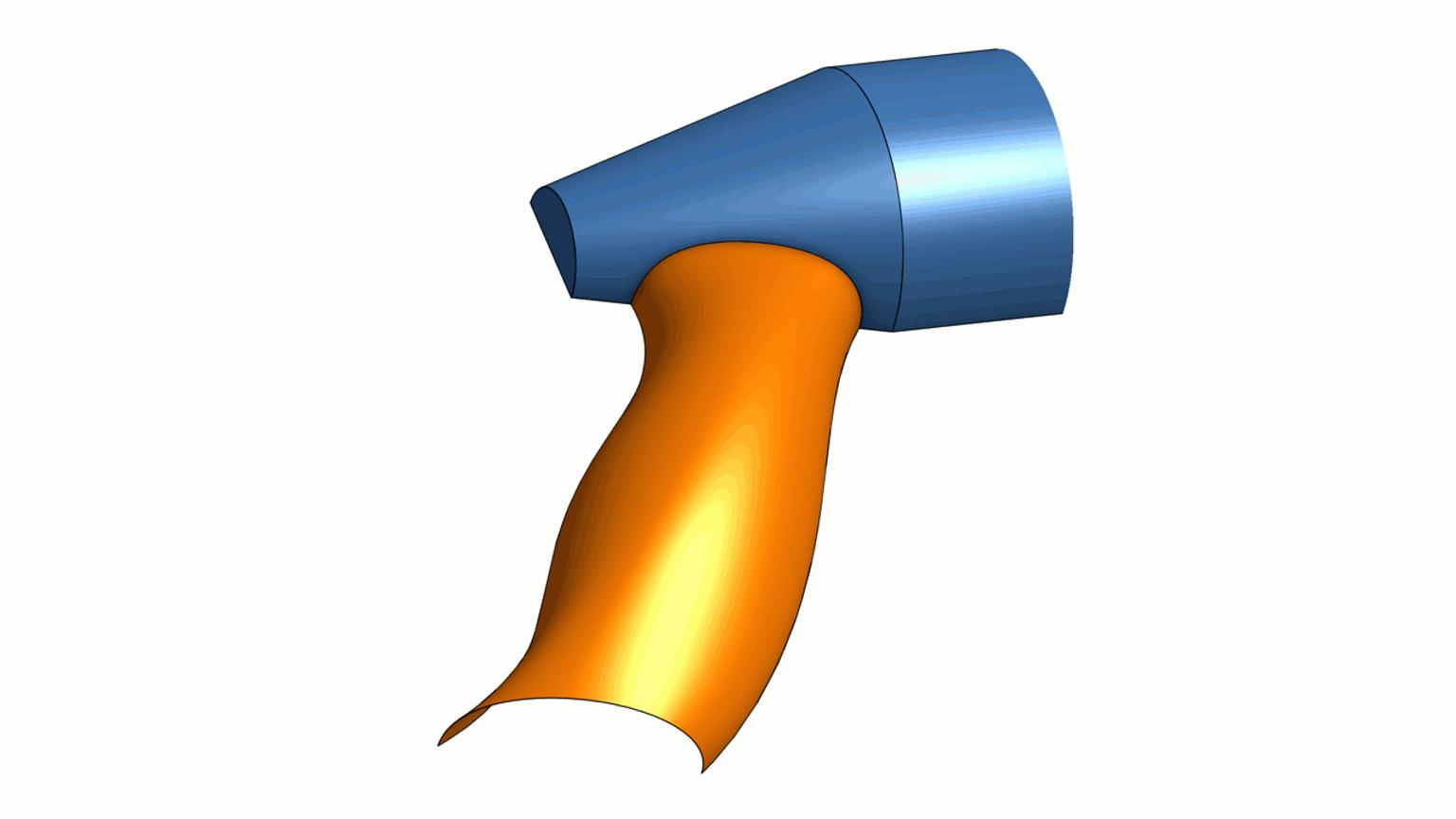 Using the Sweep Feature to Blend Surfaces