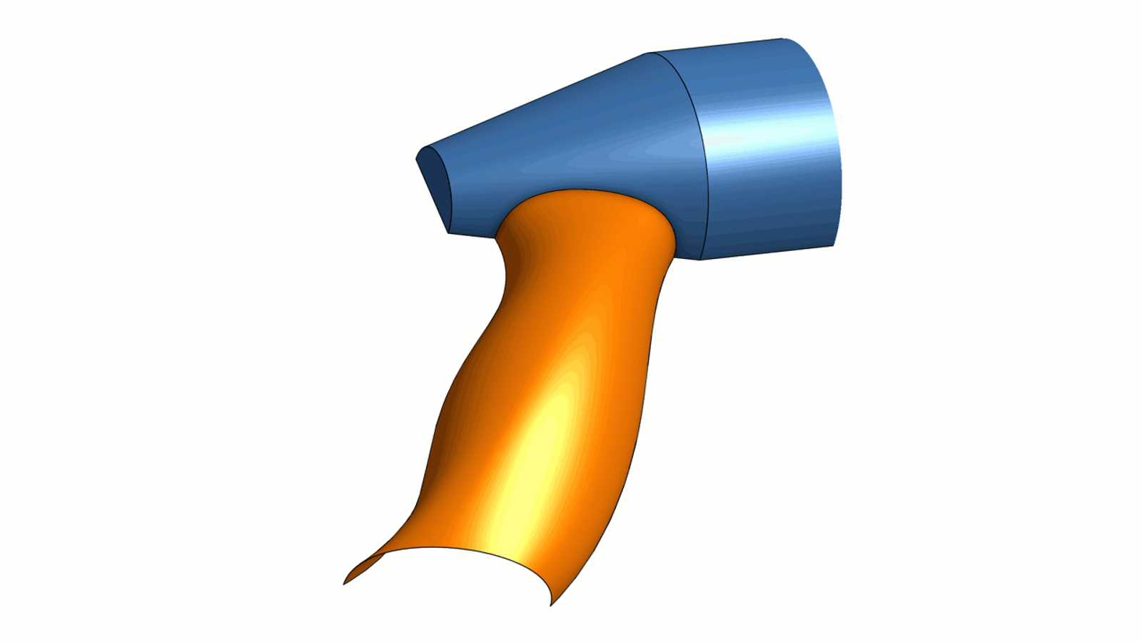 Onshape GUI showing 3D-modeled pressure washer.