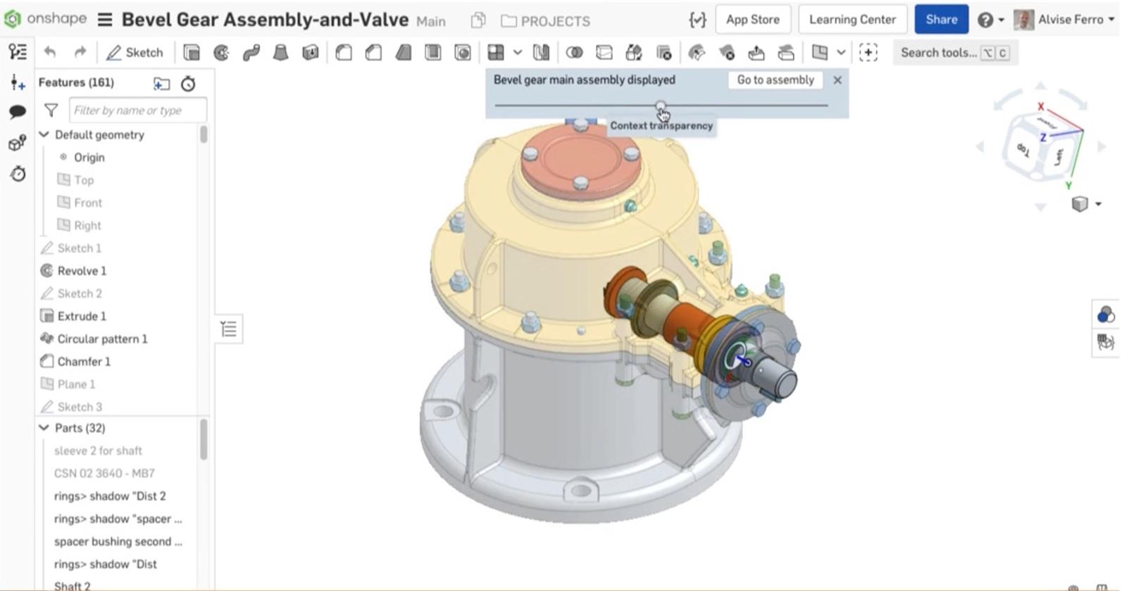 Context Transparency Slider