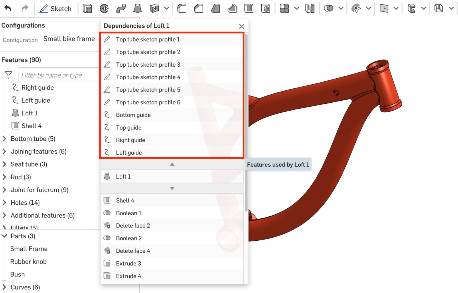 dependencies of loft 1