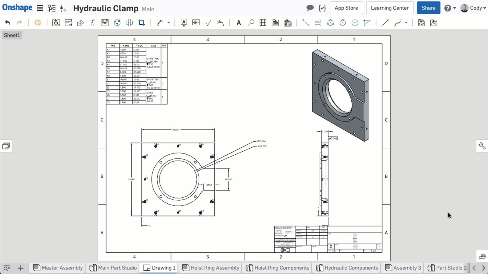 Using Measure in Onshape Drawings