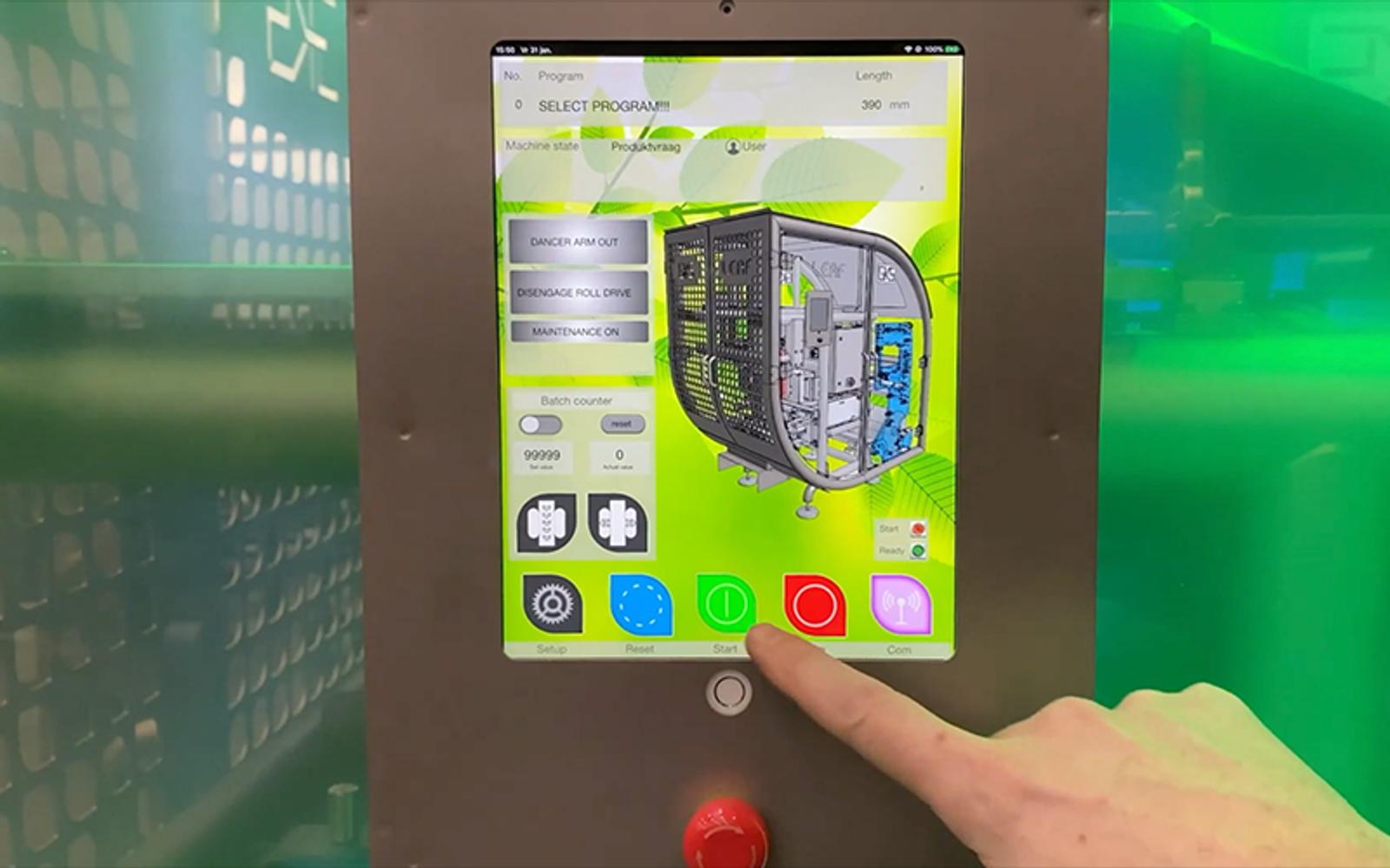 To save its customers money on maintenance, GKS Packaging installed standard iPads as control panels instead of custom touch screens.