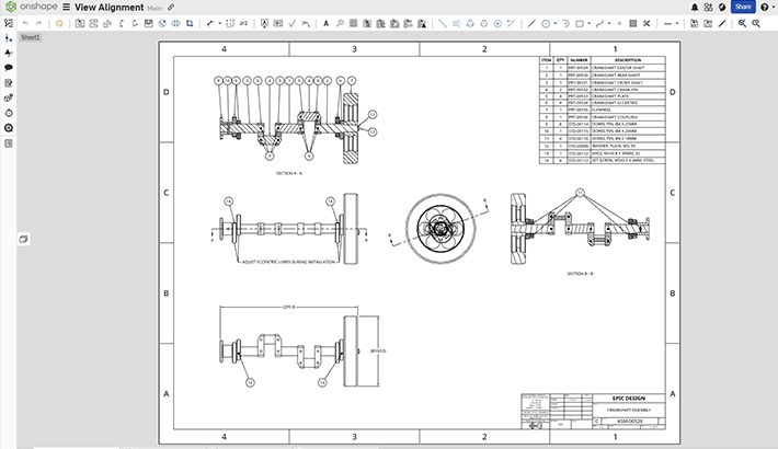 Alignment Error Drawing How to Align Views in Drawings