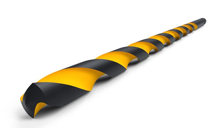 Image showing a CAD model of a drill bit made in Onshape