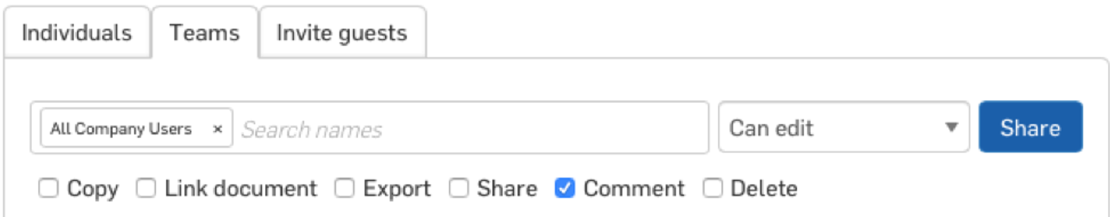 Permissions Dialog Box
