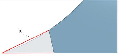 Onshape GUI showing a close-up of a chamfer use case.
