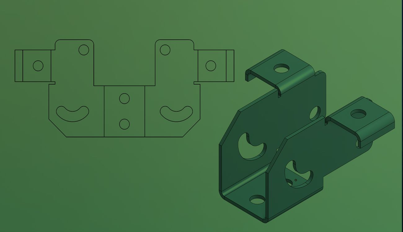 Dxf Component Models Using DXF Flat Patterns to Create a Sheet Metal Model - Onshape