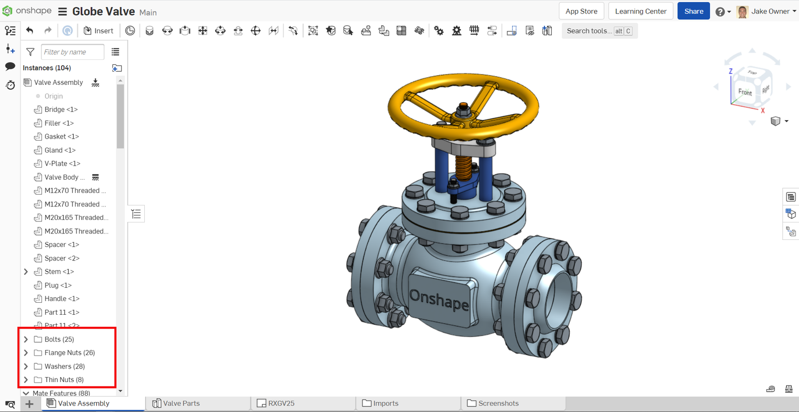Image highlighting how the instance list can be condensed