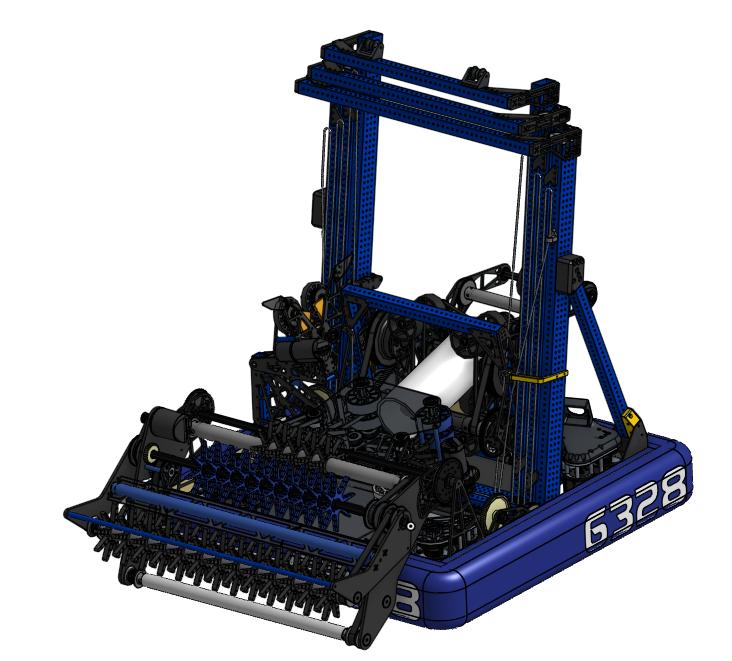 A 3D designed FIRST Robotics robot