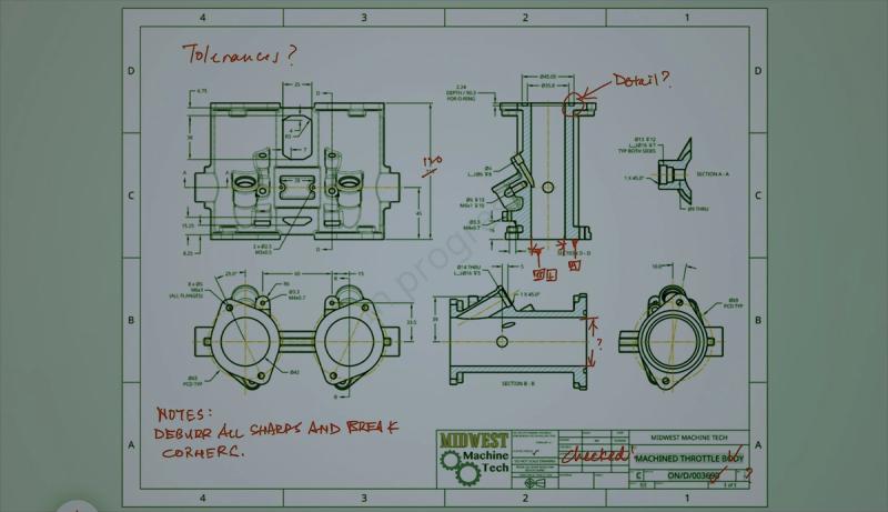 Redlining Drawings on a Tablet - Onshape