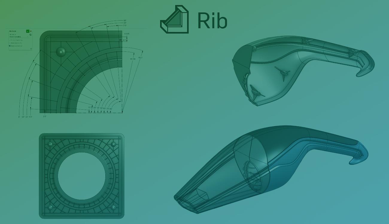 Engineering Rib Look Creating Drafts with the Rib Feature