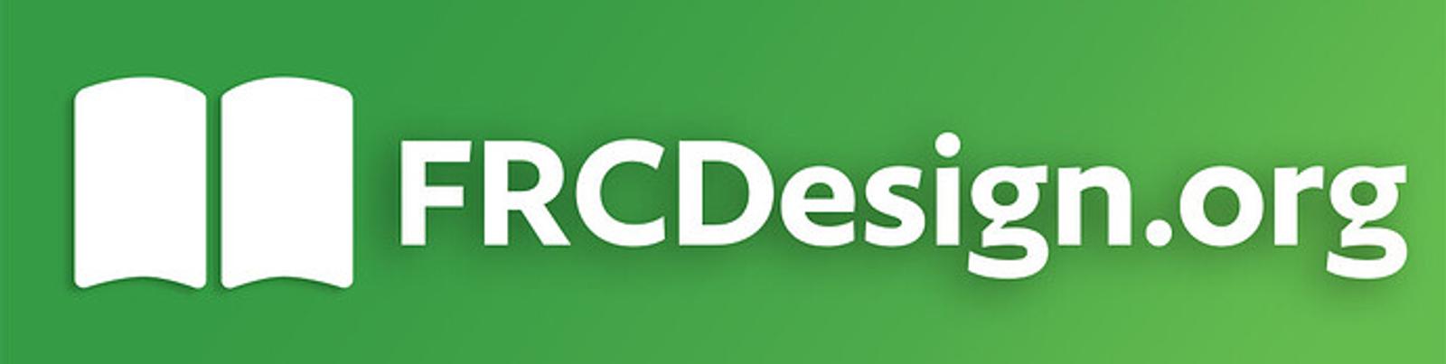 FRC Design logo on top of green background.