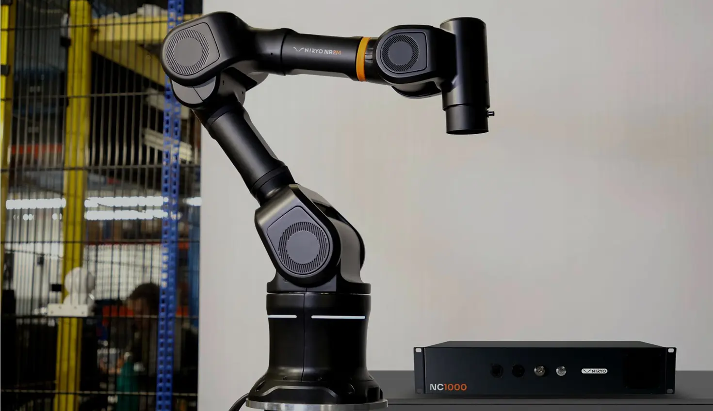 Niryo’s NR2M robotic arm and NC1000 controller.