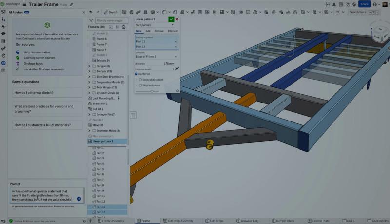 What’s New: AI Advisor in Onshape, Configurable Variable Studios ...