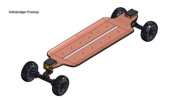 the longboard in Onshape