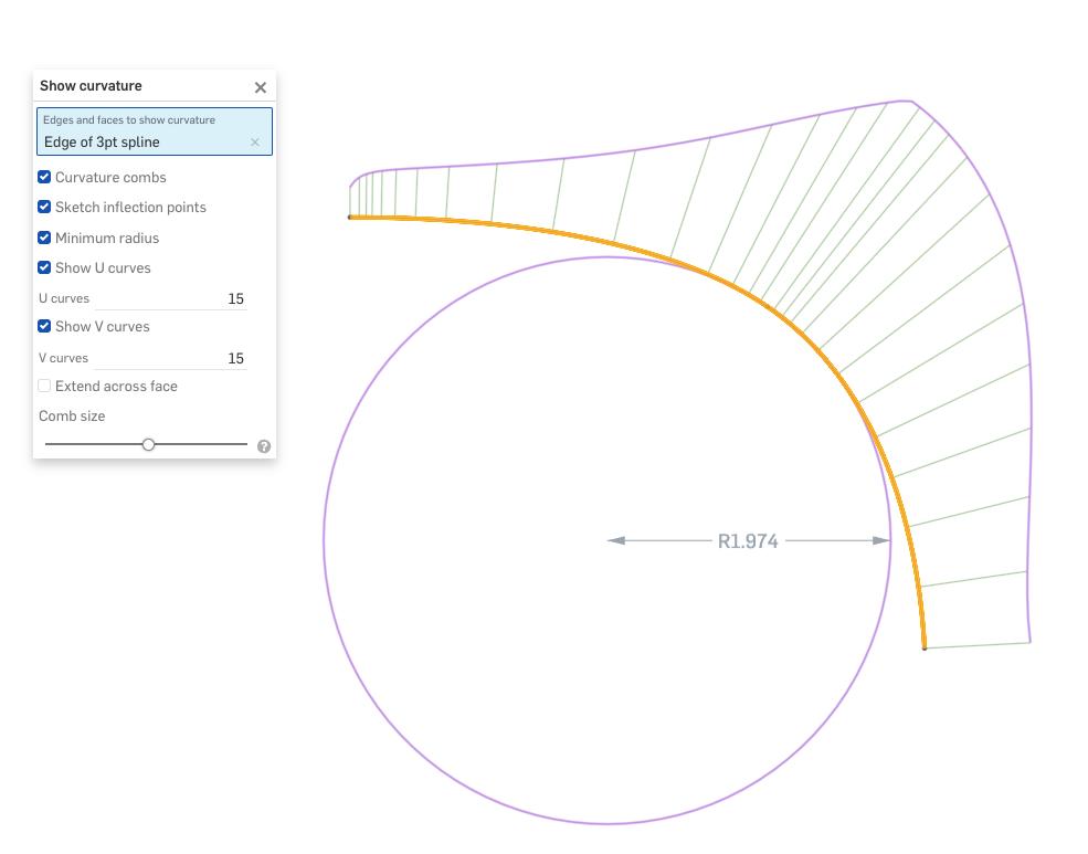 Checking the curvature
