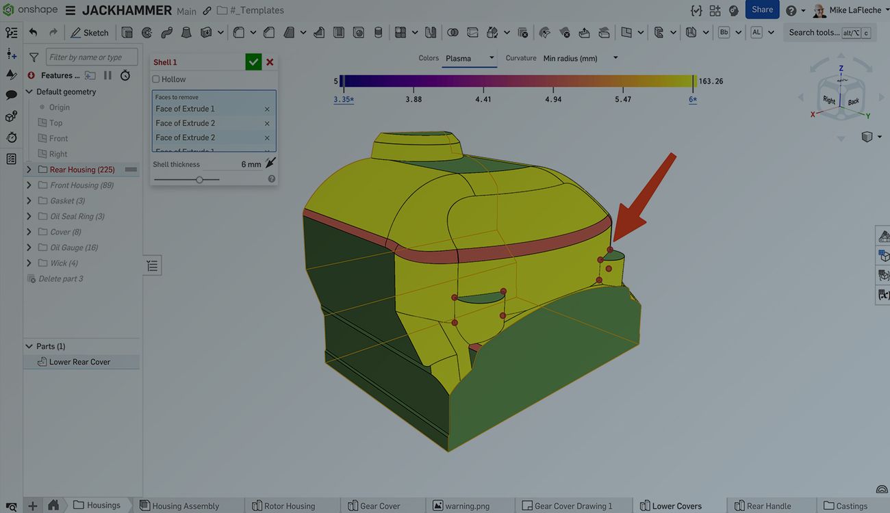 Troubleshooting Shell Failures in CAD