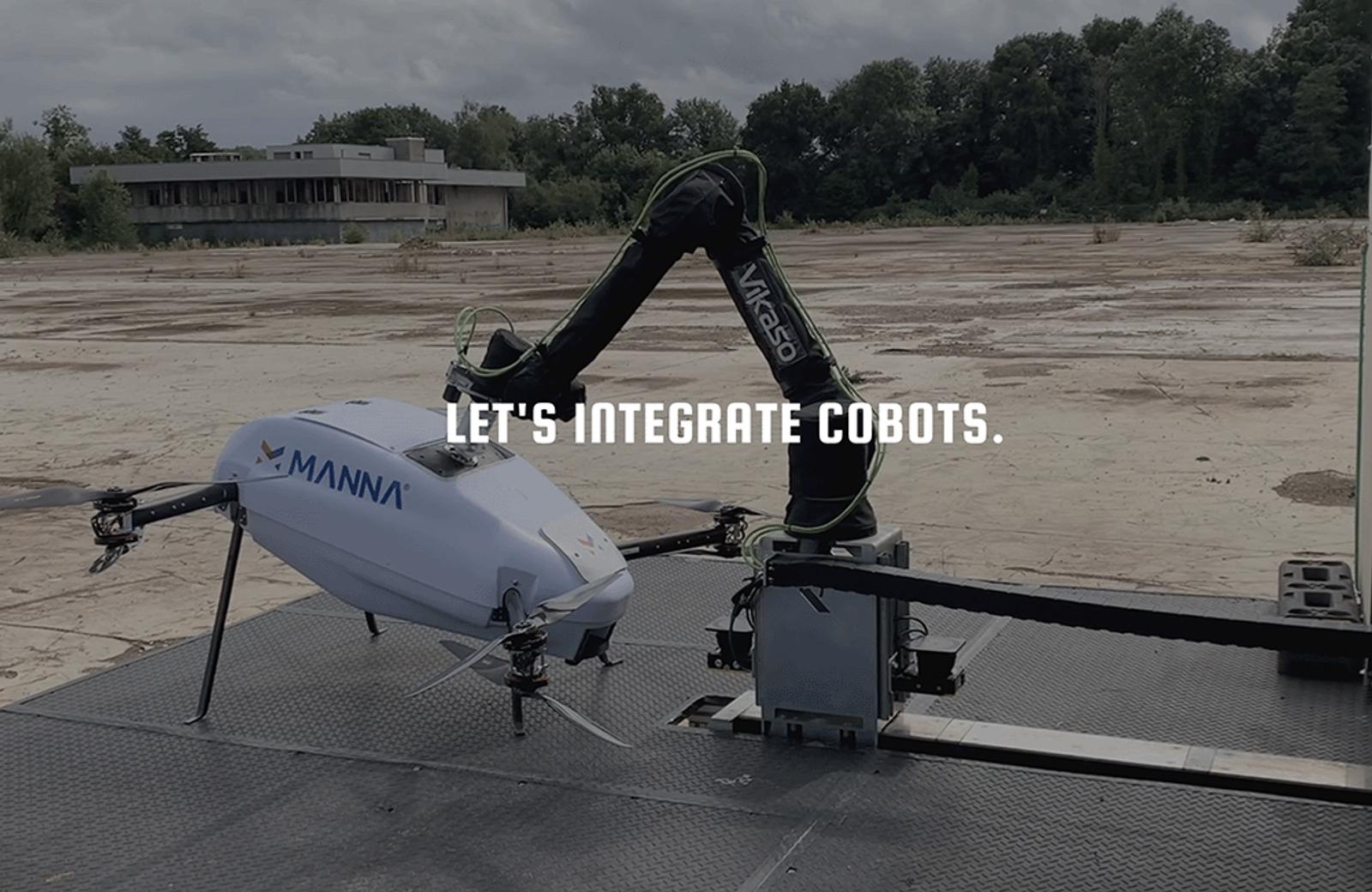 VIKASO's automatic drone battery replacement system