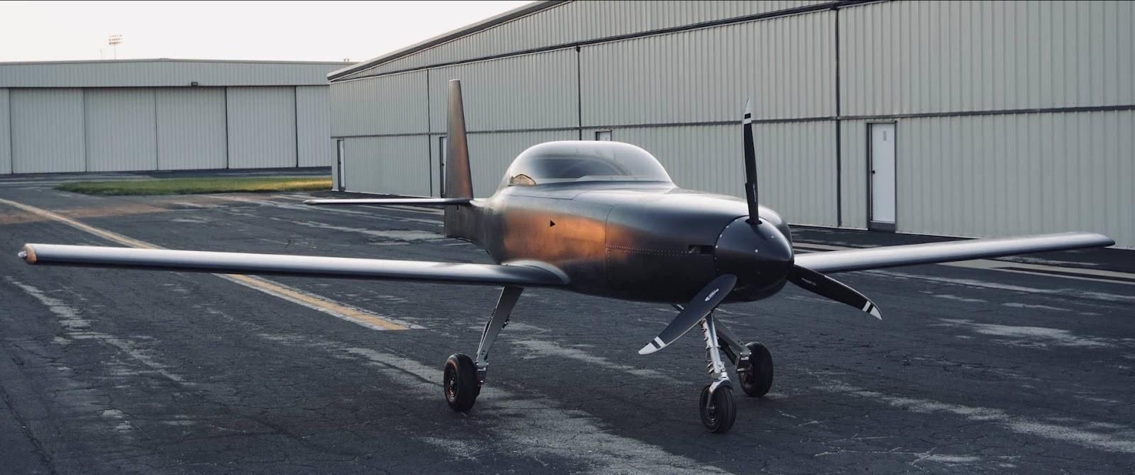 Carbon fiber DarkAero 1 airplane
