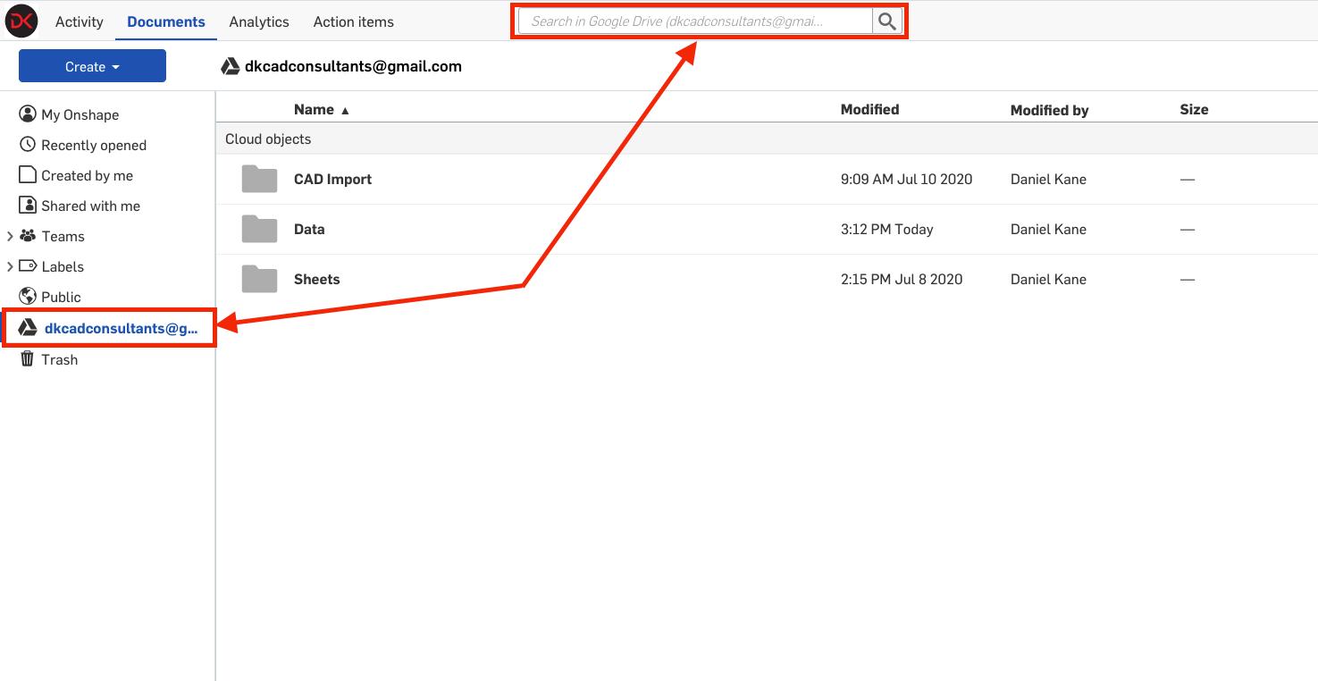 This image shows where to access the folder structure from your integrated environment