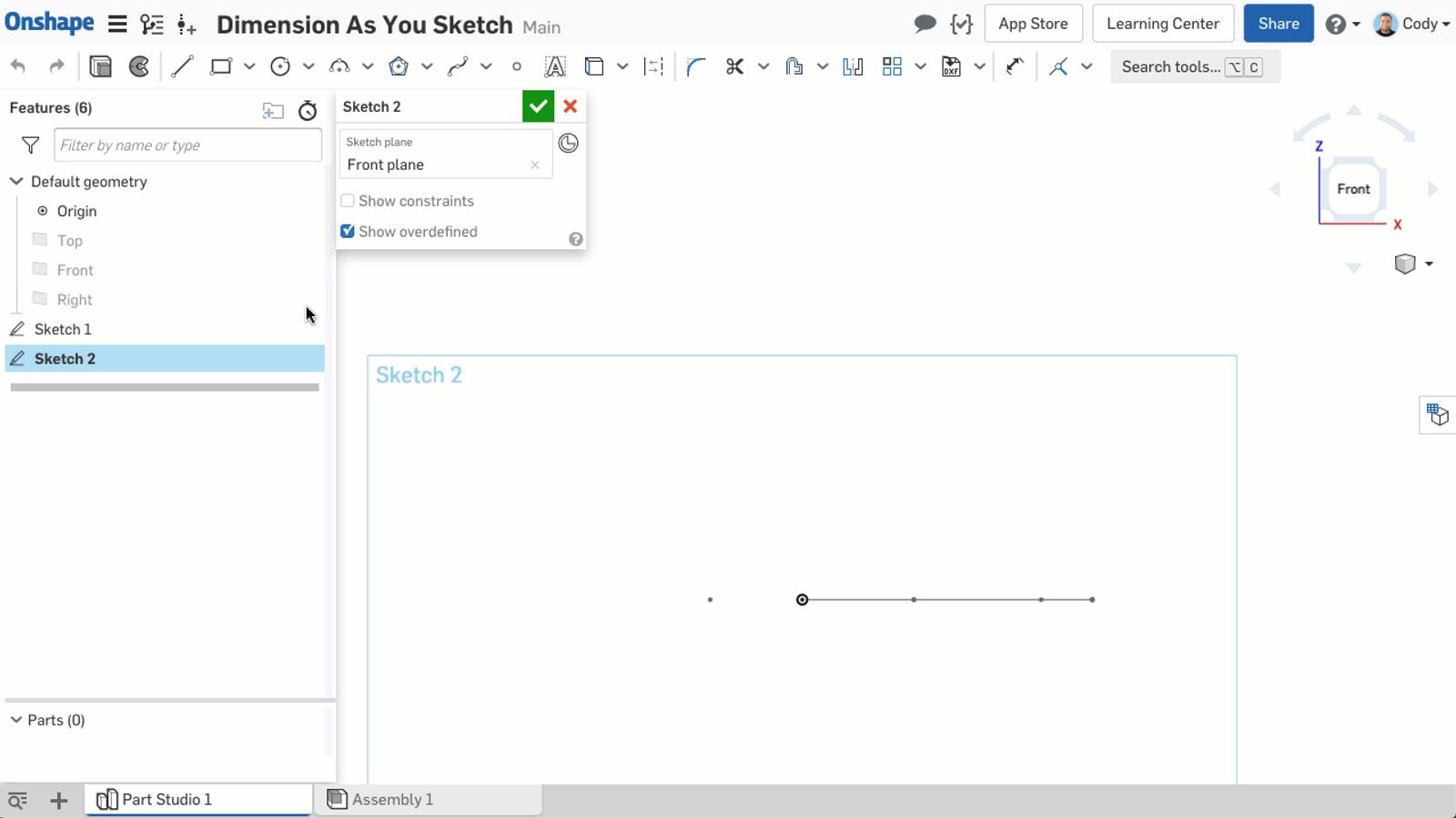 DimensionAsYouSketch