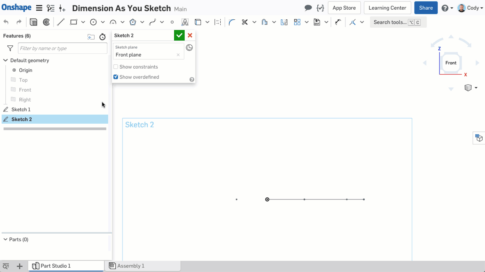 DimensionAsYouSketch