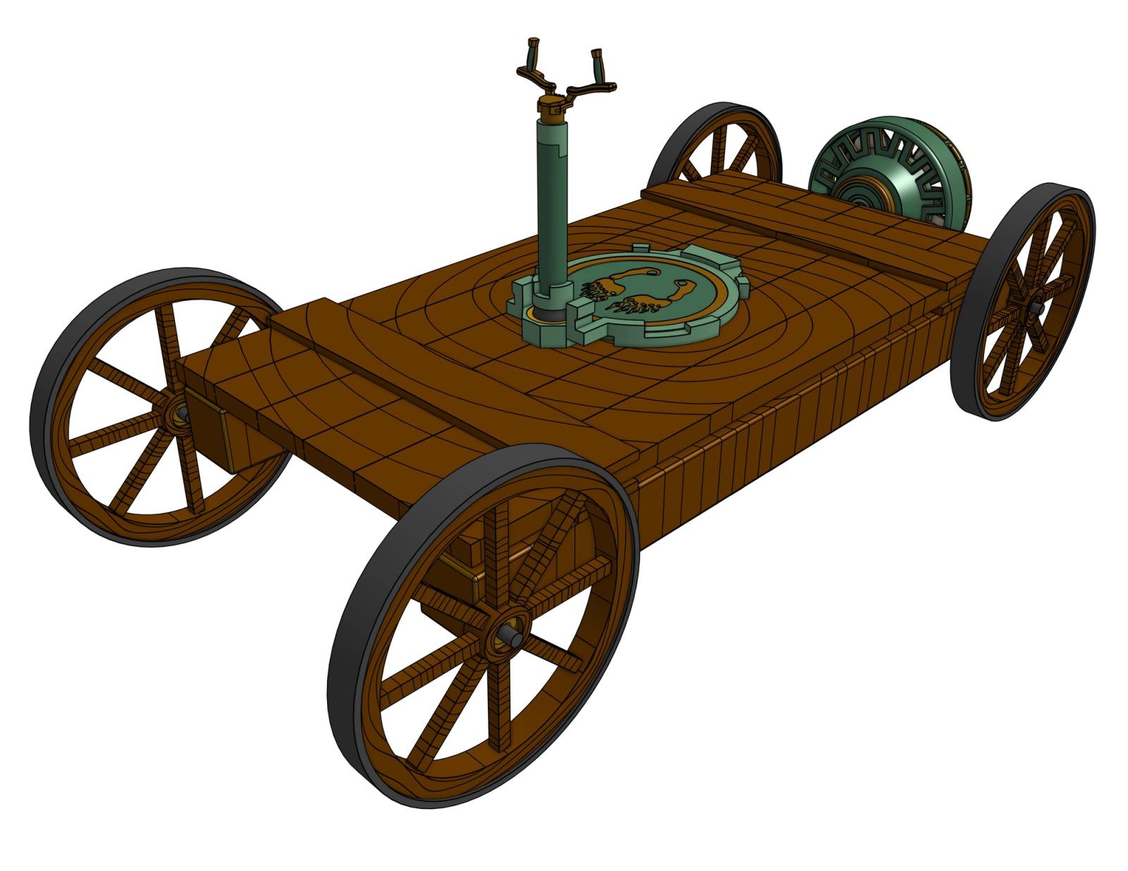 Onshape CAD model of Zelda vehicle