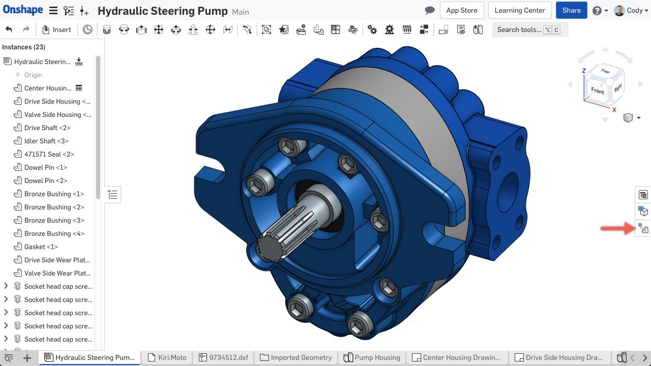 Exploded View Flyout