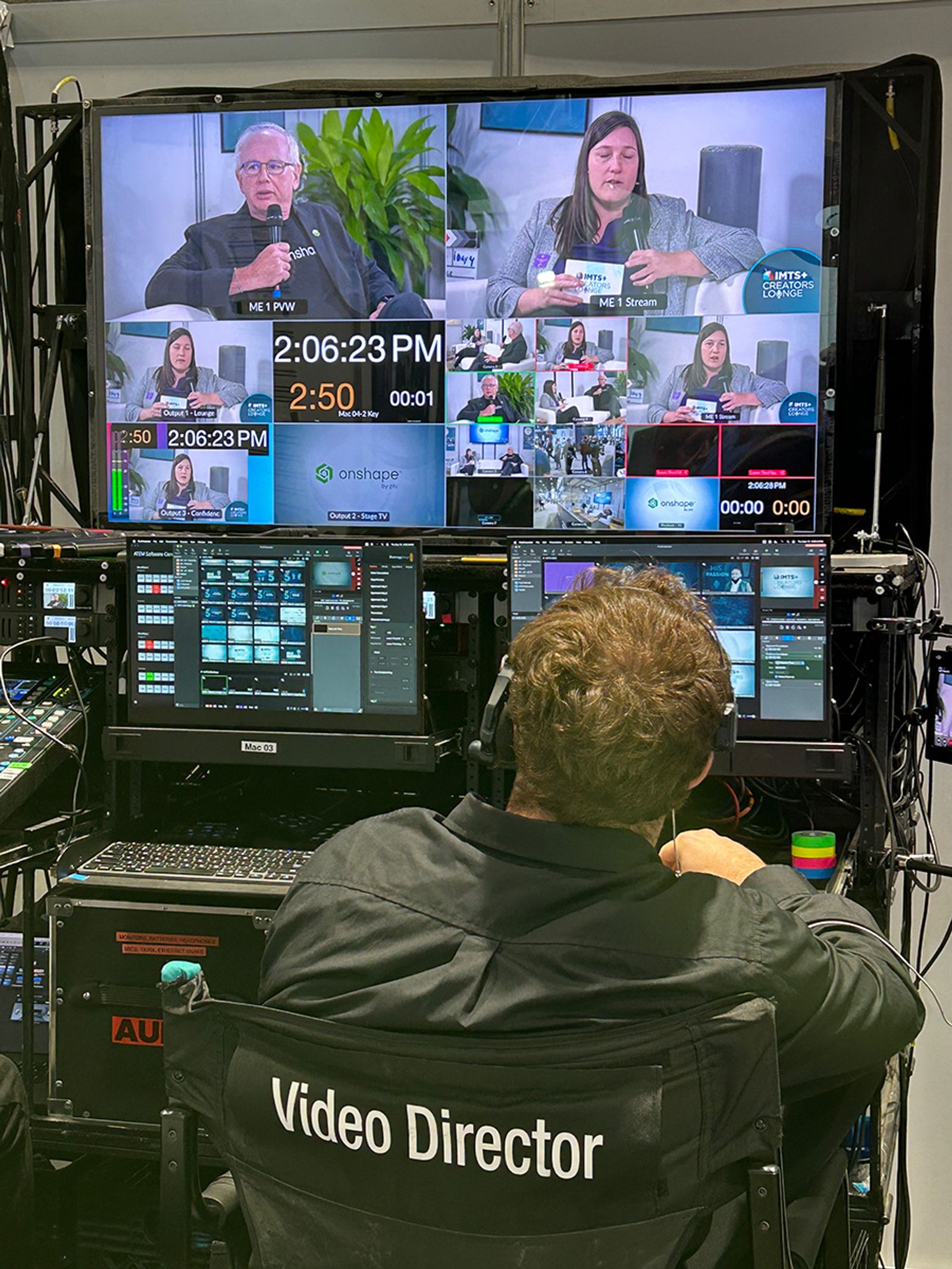 Hirschtick during the IMTS+ Creators Lounge live discussion.