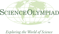 a logo for science olympiad explores the world of science