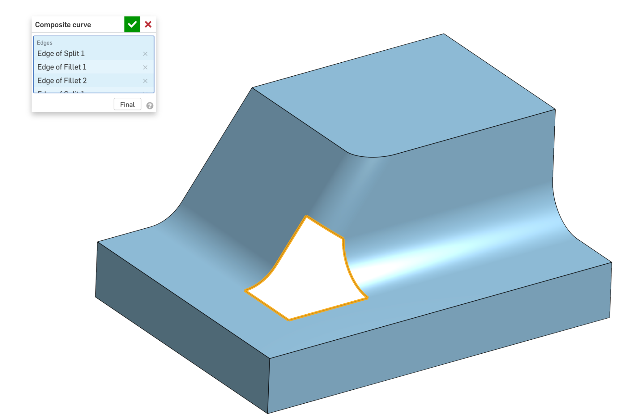 fill surface feature