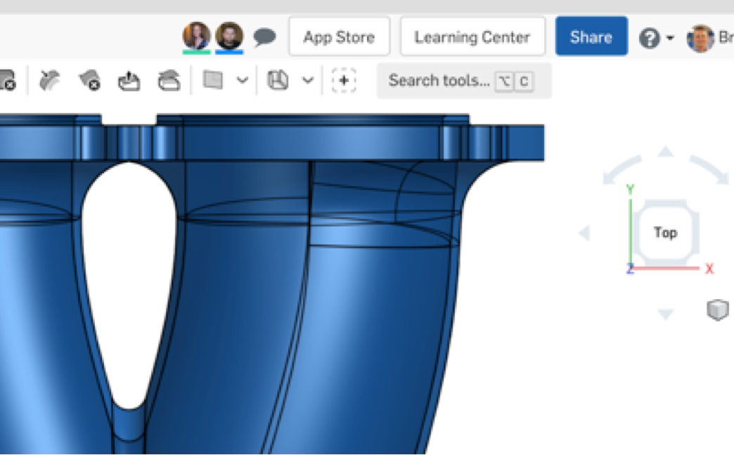 Collaboration in Onshape