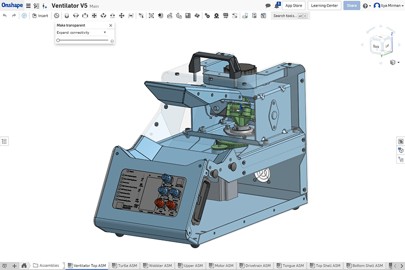 Meter CAD model in Onshape