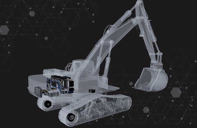 XING mobility crane model rendering